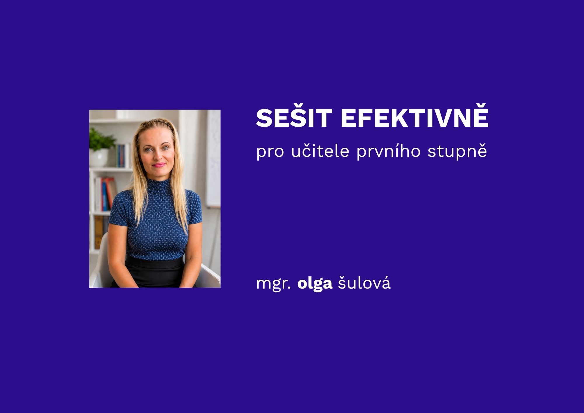 Sešit efektivně